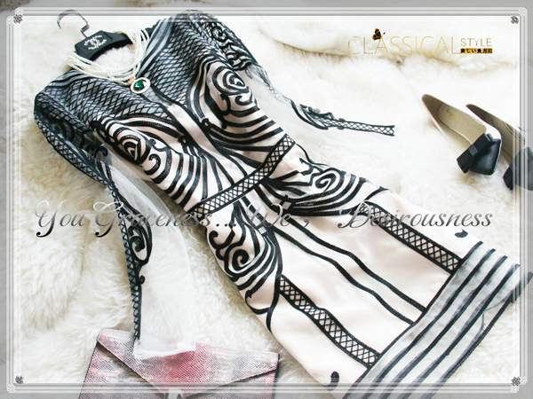 13号「RC」綺麗なデザイン大人レディースワンピースKL310-xl