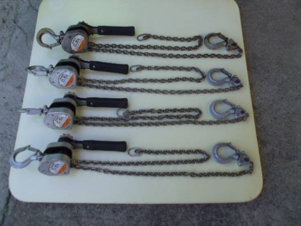 KITO キトー 0.5t LX005 レバーブロック 中古品４台まとめて