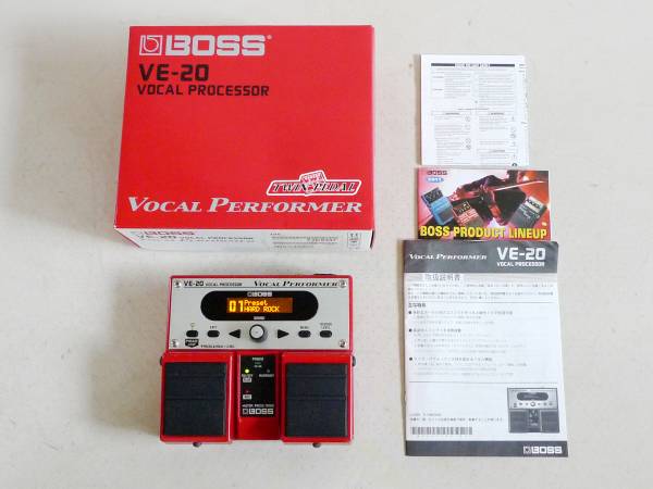 □BOSS VE-20 ボーカルプロセッサー 元箱&取説付 動作品 BOSS VE-20