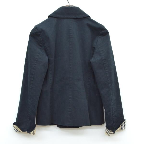 バーバリーブルーレーベル BURBERRY ショートトレンチコート黒36 新品