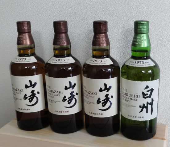 ◎サントリー 山崎 白州 700ml 合計4本◎ サントリー山崎&白州