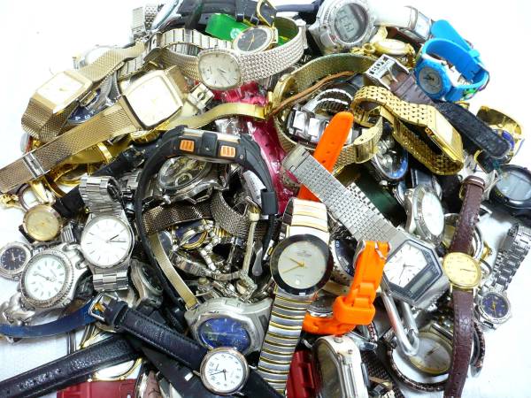 ☆ジャンク腕時計☆SEIKO CITIZEN他 大量まとめ売り 5キロ分①