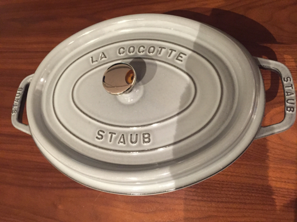 ストウブ staub オーバル 29 中古 グラファイト グレー ストーブ