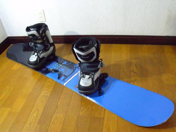 D25-A 板約155/靴27cmステップインスノーボード3点セットmasso