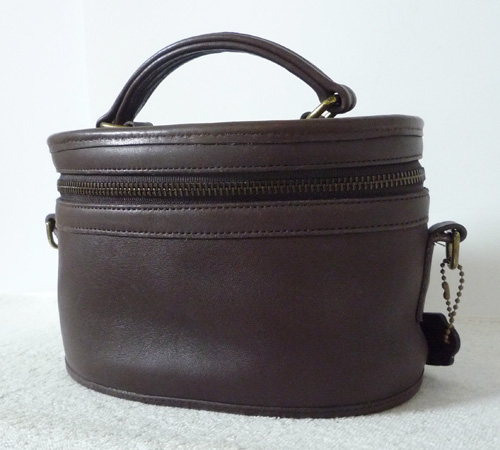 コーチ COACH レザー ダークブラウン 2WAY ハンドバッグ こ コーチ 