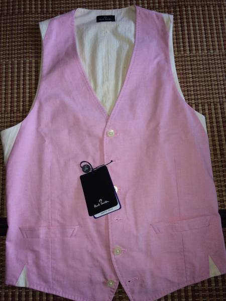 ポールスミス Paulsmith　ベスト ピンクM　新古品(試着のみ)
