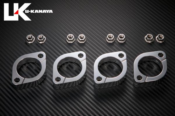 ゼファー400/400χアルミ削り出しエキゾーストフランジ【SV】 アール