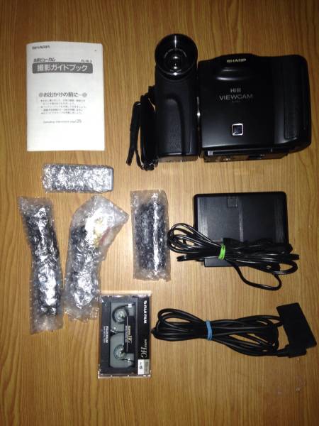 録画・再生OK！☆シャープの液晶Hi8/8ミリビデオカメラVL-HL3☆