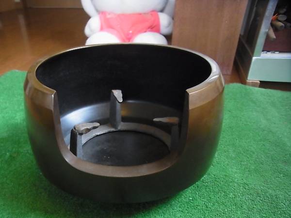 真鍮　風炉・未使用品・茶道具・金属工芸品