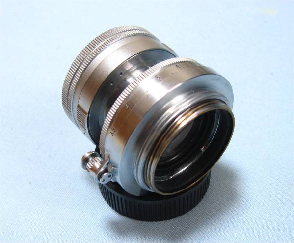 ライカ・ズミクロン沈胴 50mm/f2.0Lレンズ 実用品 OH済み カメラ、光学