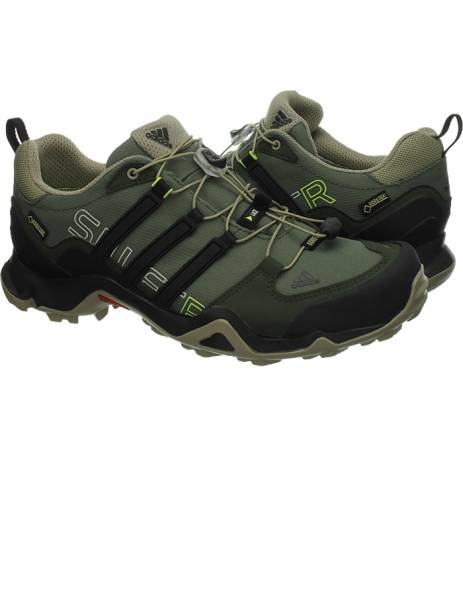 新品アディダス高級ゴアテックス仕様トレッキングシューズ緑27.5