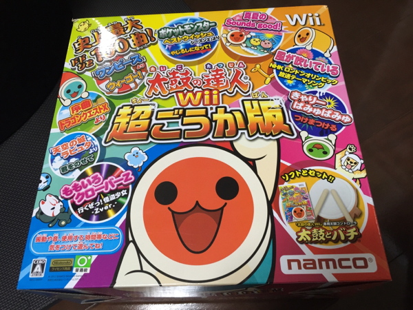 wii☆太鼓の達人☆超豪華☆超ごうか☆版☆太鼓☆バチ☆ソフト