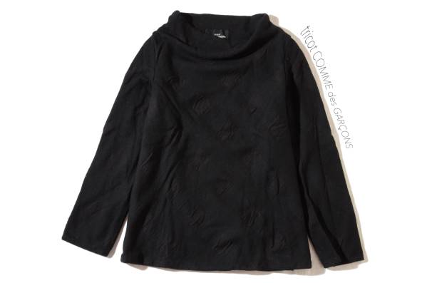いい塩梅。トリココムデギャルソン　黒　重宝カットソー