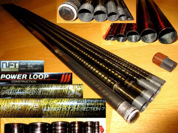 ★超希少！シマノNFT POWERLOOP ADVANCE鮎 硬中硬72　細身