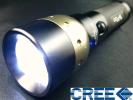 送料400円~照射600m軍用CREE-LED極太曝光戦術フラッシュライトf