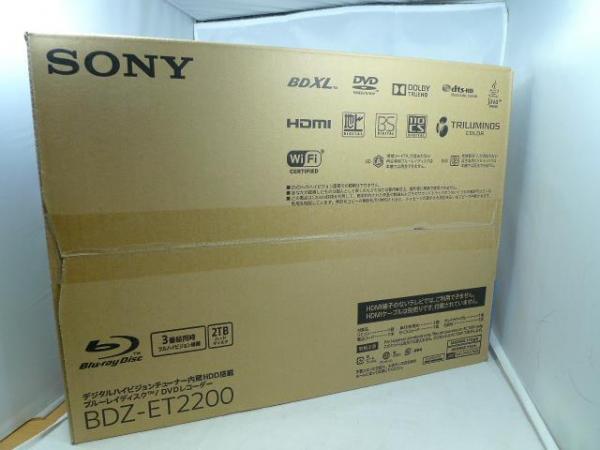 SONY BDZ-ET2200 BDXL/2TB/3D/3チューナー/USB外付 SONYブルーレイ