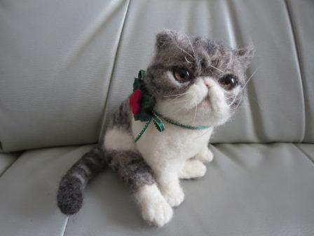 羊毛フェルト　ねこ②