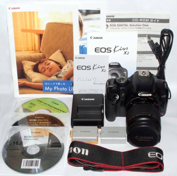 ☆完動美品 ☆ 人気機種 CANON キヤノン EOS Kiss X2 CANON EOS Kiss