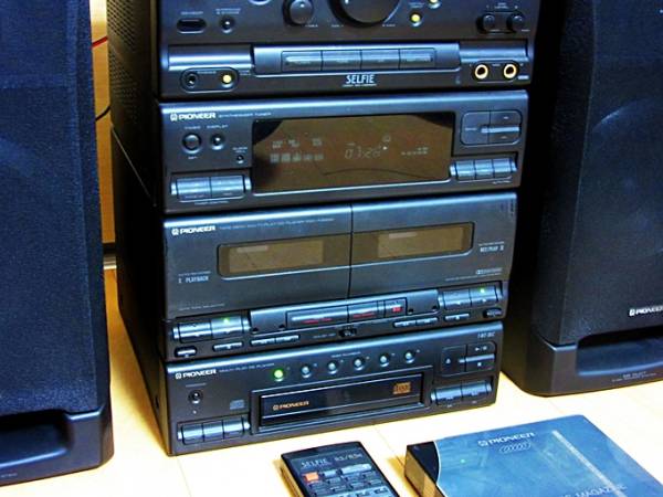 PIONEER SELFIE CD/カセット/AM/FM コンポ (SX-P320/PDC-P320M