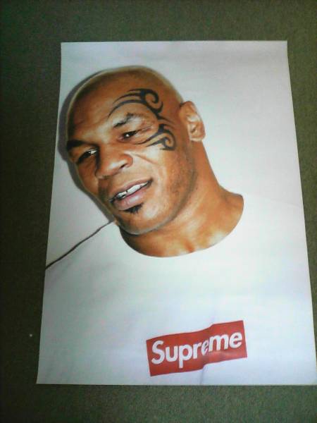本物☆supreme シュプリームMike Tysonマイク・タイソンポスター