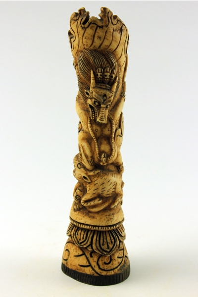 ≡雅蔵≡Y036 仏教美術 牛骨彫刻 黄財神密宗 仏像 珍品 | MIKAS