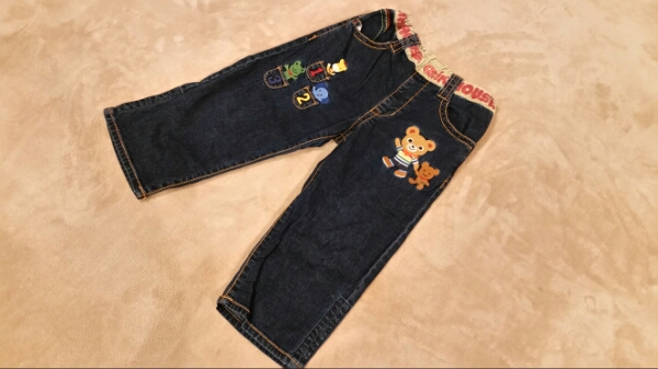 ミキハウス プッチー ソフトデニムパンツ 130 ダブルB 120