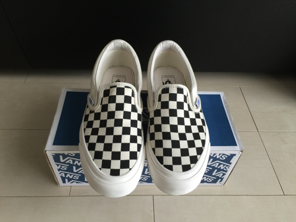 【新品】vans vault OG SLIP ON CHECKERBOARD 25cm スリッポン