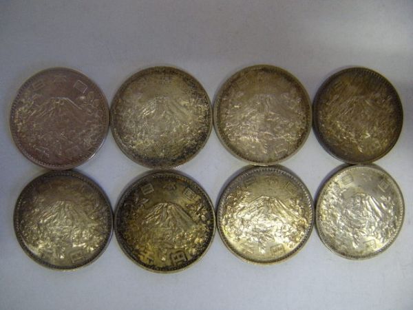 ★銀貨1000円 東京オリンピック 8枚/1964年/古銭★