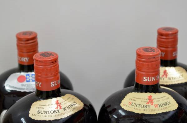 サントリー OLD / オールド ウイスキー 4本セット 760ml / 43 未開栓