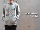 adidas オリジナルス パーカー LABEL SWEAT HOODIE グレー Ｍ