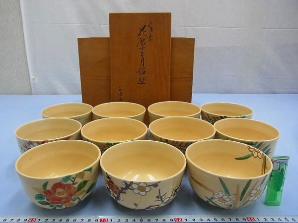 Yahoo!オークション 水指 水指『平安 京峰造』『染付金襴手 共箱