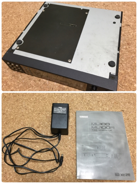 YAMAHA MU100 音源モジュール 動作確認済 アダプタ、取説付属