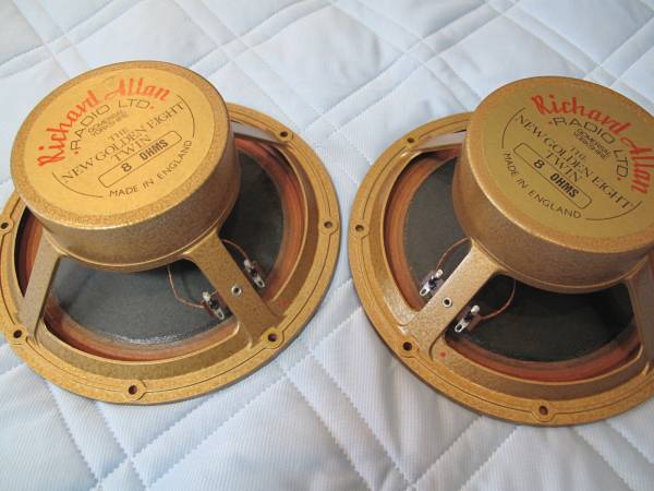 スピーカー・ウーファー Richard Allan The New Golden Eight Twin RICHARD ALLAN NEW GOLDEN EIGHT 新品開封品 スピーカー・ウーファー