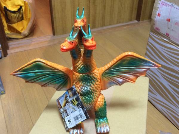 ブルマァク復刻 キングギドラ 東宝怪獣シリーズ ソフビ ゴジラ Yahoo