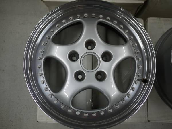 稀少ポルシェ964ターボ3.6純正アルミホイール 格安売切!! 美品!!(5穴