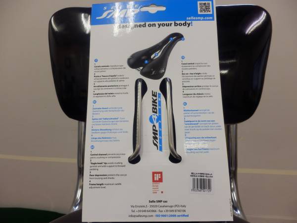 SELLE-SMP HYBRID 穴あき ロングライドおすすめ イエロ－ SELLE SMP HYBRID サドル 自転車 穴あきサドル お尻痛くない セラSMP