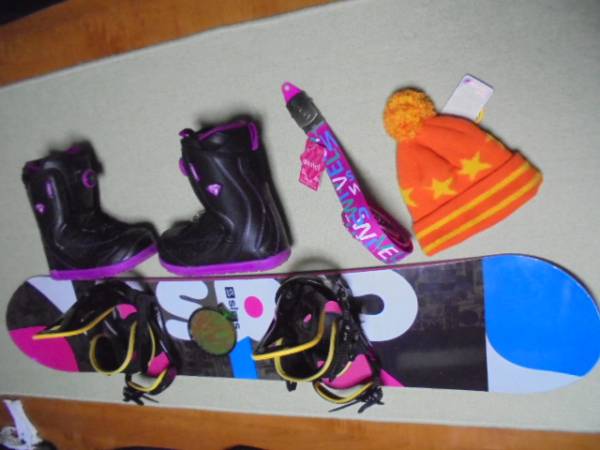 ☆NO.948 シムス 130cm スノボセット おまけ付き☆ SIMS SNOWBOARD