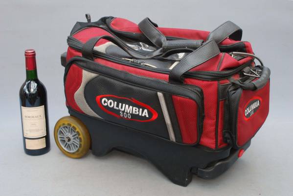 ◆中古品【ボーリング】ダブル・カートバッグABS製品