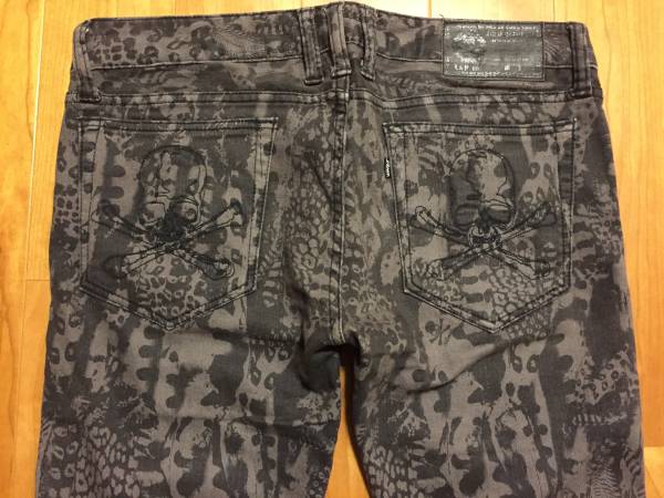 Roen ロエン　スカル刺繍ストレッチパンツ