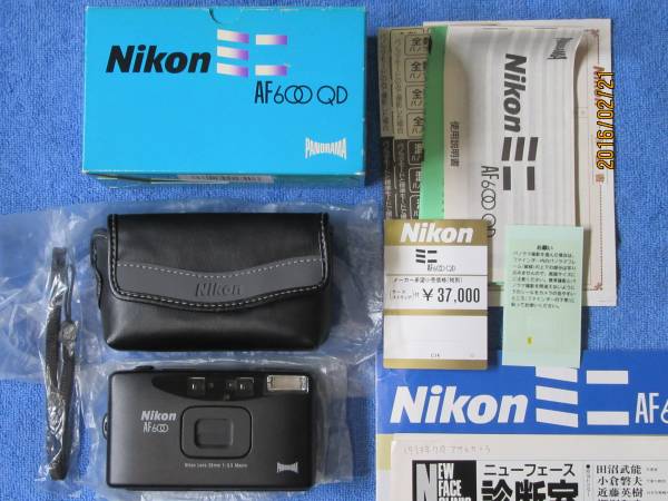 ニコンミニ Nikon mini AF600QD 新品未使用 元箱あり 点検良好