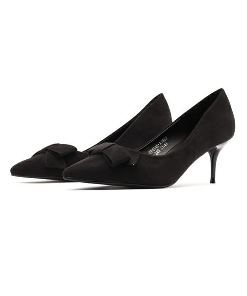 【plain clothing tokyo】ブラックパンプス25.0cm新品