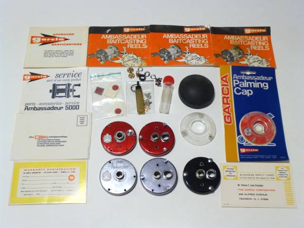 Abu Ambassadeur 5500C & 5000　2個セットとパーツ ABU☆アブ Ambassadeur 5000 5000C 5500C パーツセット 1974 【公式通販】