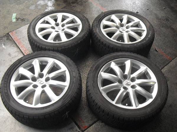 レクサス　18インチ純正アルミ　スタッドレスセット☆