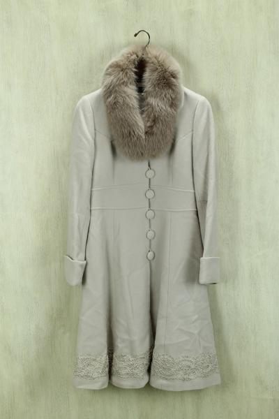 L’EST ROSE◆コート/2/ウール/IVY/フォックスファー