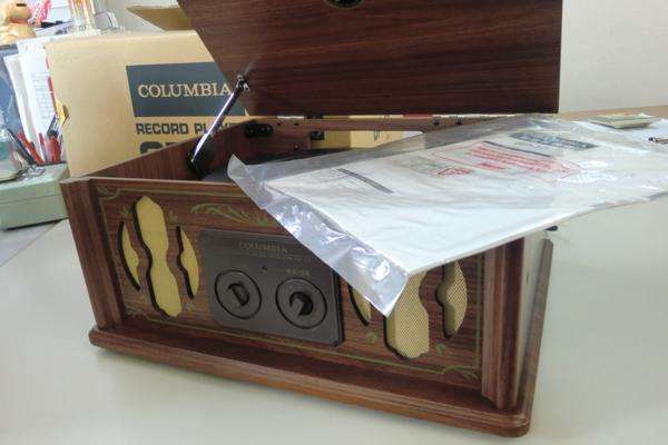 7186◇COLUMBIA コロムビア 卓上レコードプレーヤー GP-17
