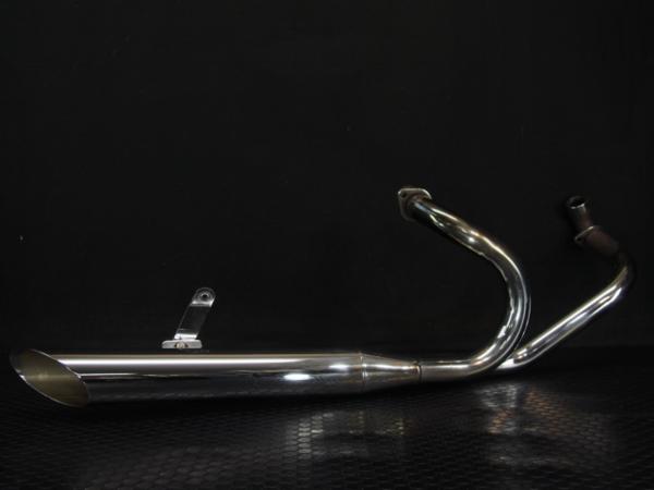 スタイル良し!ドラッグスター400スラッシュ2in1マフラー