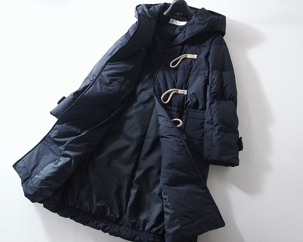 PLSTプラステ□フレンチダウンダッフルロングコートNV② PLST(プラステ