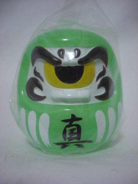 リアルヘッド フォーチュンだるま 2体セット ソフビ ラメ REAL HEAD