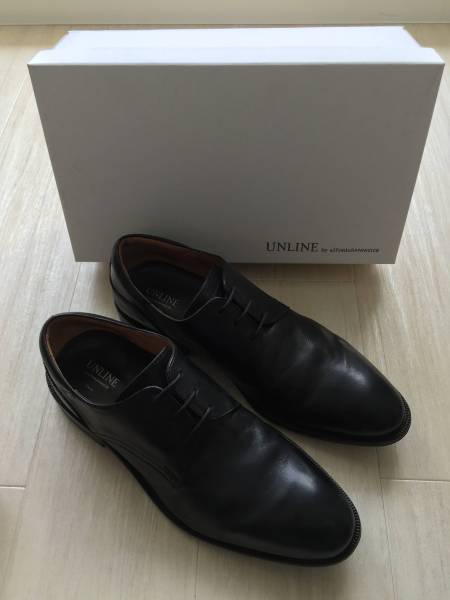定価約2万送料無料！UNLINE alfredoBANNISTERレザーシューズ黒42