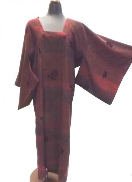 Maru club★オープン★M0044 深い趣 ビロード防寒コート 美品